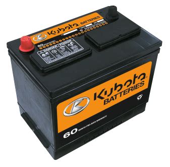 kubota tractors battery replacement